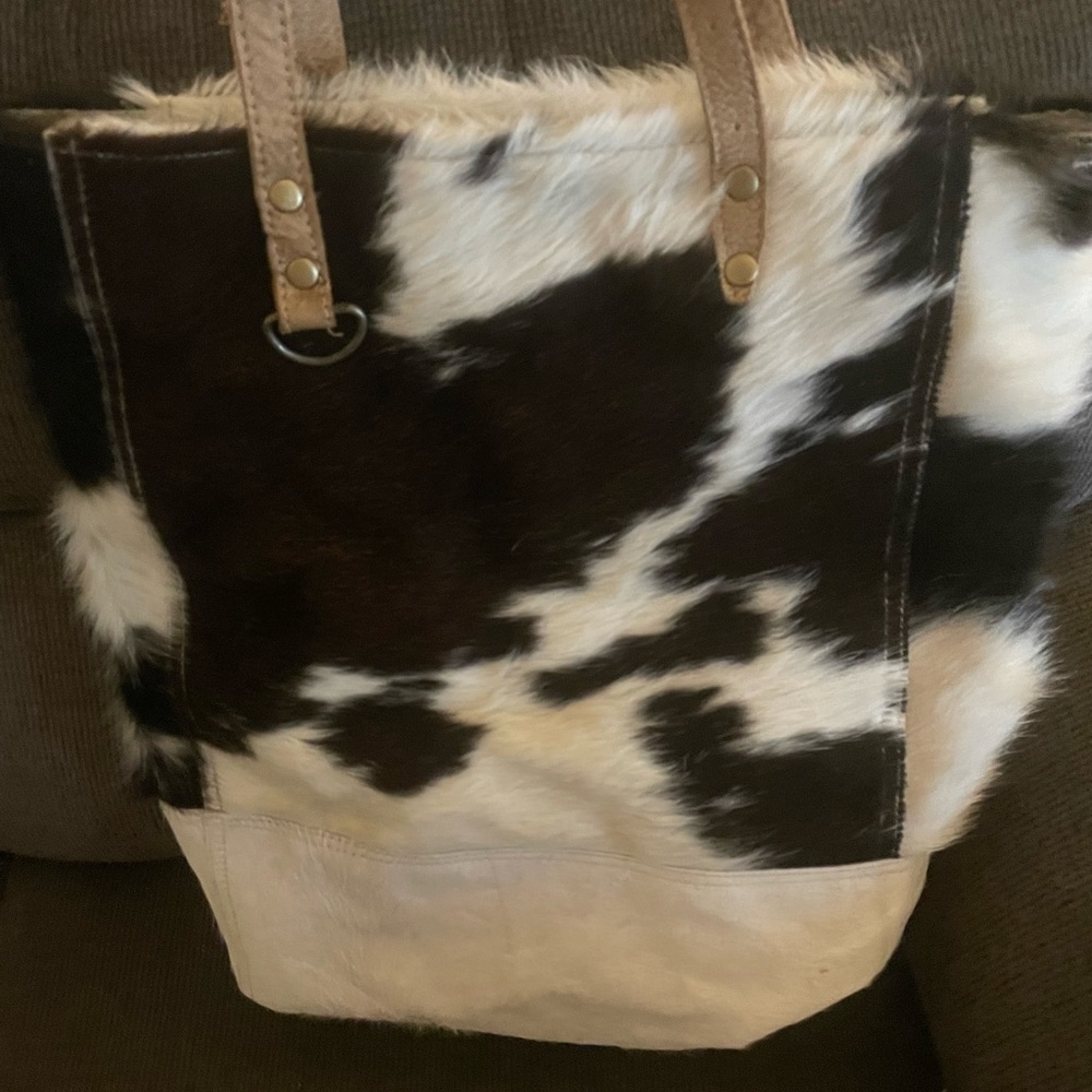 myra cowhide bag